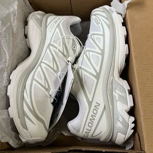White XT-6 Salomon shoes